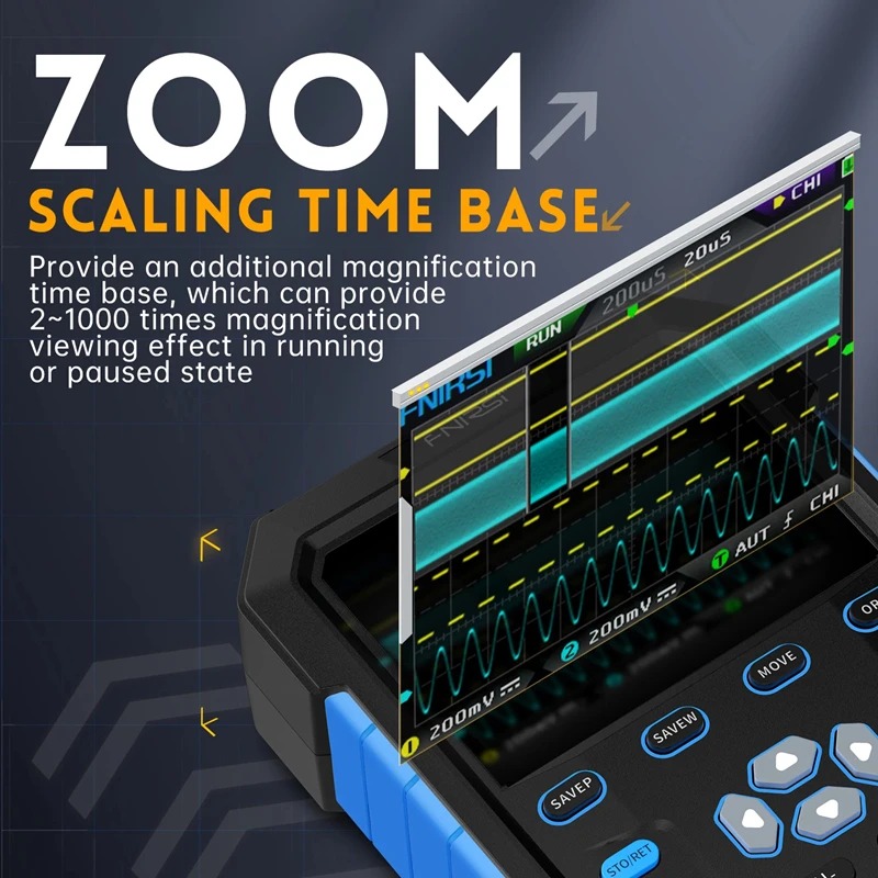 FNIRSI DPOX180H Handheld Digit - Fnirsi Digital Oscilloscope Handheld recensie en prijs