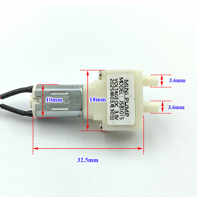 JSB1015 DC 3V 3.3V 3.7V Kleine - Mini Peristaltic Pump 12V recensie en prijs